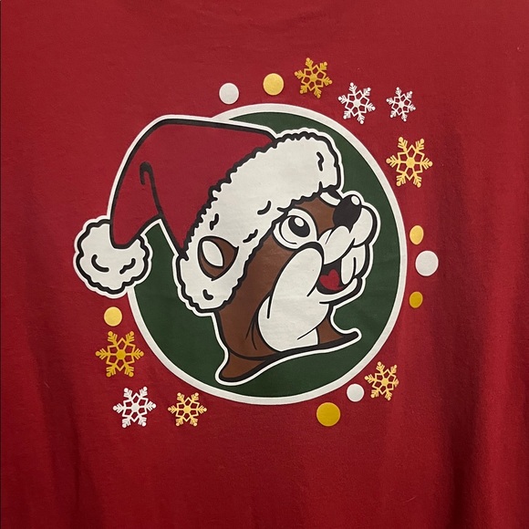 Red Christmas Buc-cee’s Believe in the Magic of Christmas 3XL Shirt - Picture 3 of 5